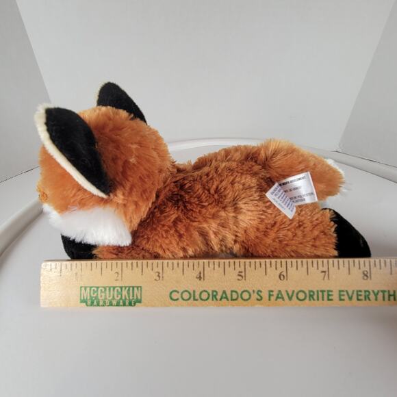 Fox Plush Stuffed Animal 8" Laying Toy Brown White Black JUL2021 Aurora World - Picture 3 of 16